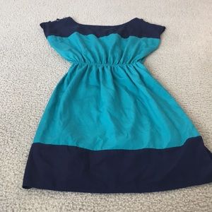 Soprano blue and green dress